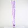 Pleaser - DELIGHT3017 Bottes cuissardes à plateforme - Violet Product image